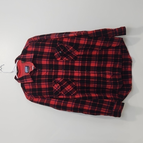 Vintage Fieldmaster Wool Flannel Button Down Shirt Men's Sz Large EUC NICE - Picture 1 of 16